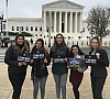 Students in front of the Supreme Court during our social justice immersion trip, Ven a Ver