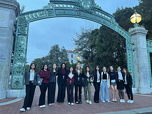 Students featured from left to right: Ananda J. '26, Angelina V. '24, Aislyn M. '25, Sophia R. '25, Madeline B. '25, Jessica O. '25, Karl...