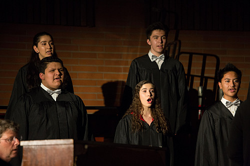 Students Catherine DeVincenzi '21 and Julianna Giammona '21 have both been accepted to the California All-State Choir Ensemble.