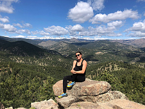 Kendra Prutton '12 in Colorado Rockies