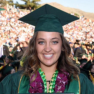 Paige Winter ?15 - Cal Poly Graduation Day