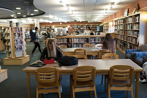 The Carondelet Library is a place to study and get help.